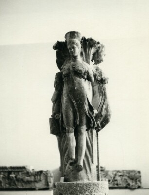 Tunesien Karthago Studie Architektur Skulptur altes Foto Leon Lemaire 1935