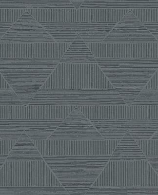 Eijffinger Tapete Artifact 312414 blau grau grafisch Ethno Vlies Vliestapete 