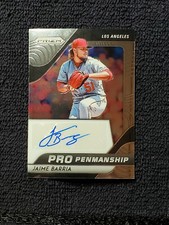2020 Prizm Pro Penmanship Auto Silver Prizm #PP-JB Jaime Barria