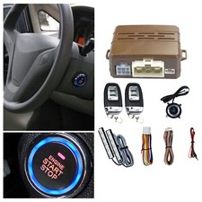 Car Security Alarm System Keyless Entry Engine Push Button Remote Starter