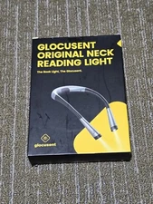 Glocusent LED Neck Reading Light Black And Gray