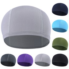 1/2/3PACKS Biker Sports Beanie Hat Skull Cap Helmet Liner Men Women Head Cover