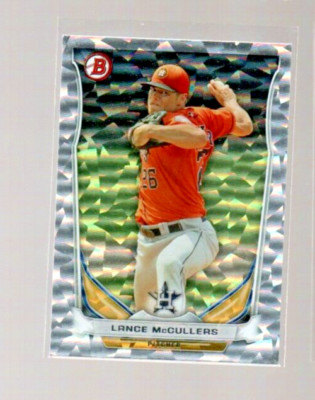 2014 Bowman Draft Top Prospects Silver Ice Baseball Card #TP36 Lance McCullers