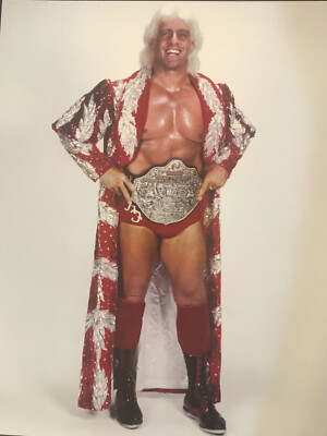 VINTAGE 80's PRO WRESTLING PHOTOS Ric Flair 8 X 10 BUY ANY 4, GET