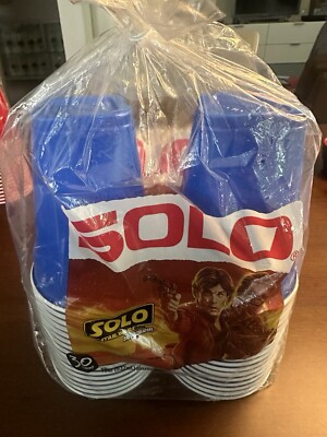 Original Dart  Solo Squared Party-Becher Bier Pong 0,5L Blau 30 Stück aus USA