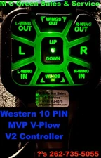 V2 PREMIUM WESTERN 10 PIN SNOW PLOW PROGRAMMABLE CONTROLLER MVP V PLOW USA MADE!