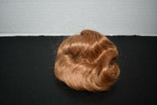 Doll Wig Size: 8 Synthetic Fiber Light Brown Wig Excellent Condition