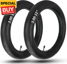 2-Pack 3.00-12" Dirt Bike Inner Tubes 80/100-12" Heavy Duty Mini Dirt Bike Tub