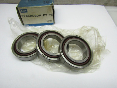 Koyo 7905 BDBD M FT P6 Super Precision 3 Bearing Set 25mm x 42mm x 9mm 7905B
