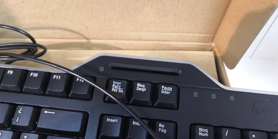 Dell Tastatur SmartCard Keyboard KB813-BK-SPN Tastiera Spanisch Spagnol Spanish - Bild 2 von 4