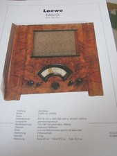 Schema elettrico archivio radio tv 99 Loewe Edda GL, 1933