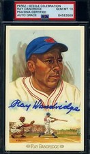 Ray Dandridge Gem Mint 10 PSA DNA Signed Perez Steele Celebration Autograph