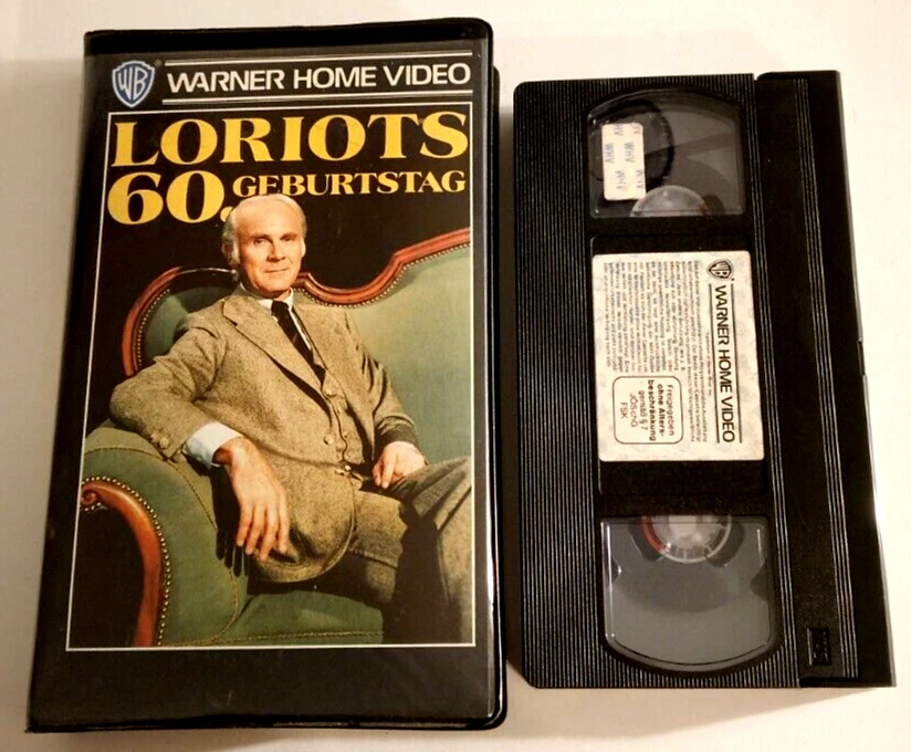 Loriots 60. Geburtstag - Warner Home Video - In Farbe - 1983 - VHS Kassette - Bild 4 von 4