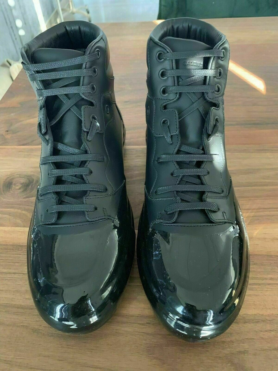 Balenciaga Multimaterial Iconic High-Top Sneakers Shoes