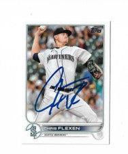 Seattle Mariners CHRIS FLEXEN  Signed 2022 Topps Card #311