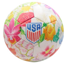 Licensed U.S. Soccer Federation Size 5 Soccer Ball, USA Crayola Flower Ball 5