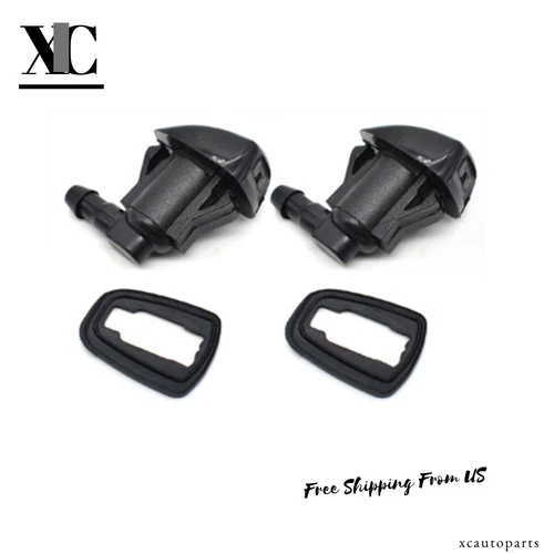 2Pcs Windshield Washer Water Jet Nozzle For Toyota Solara 2004-08 Sienna 2004-10