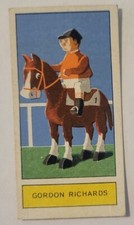 1932 Godfrey Phillips Tobacco Personalities of To-Day #18 GORDON RICHARDS (B)