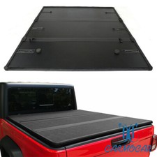 Solid Tri-fold Tonneau Cover For 2020 Jeep Gladiator Jt Pickup Truck Bed Hard