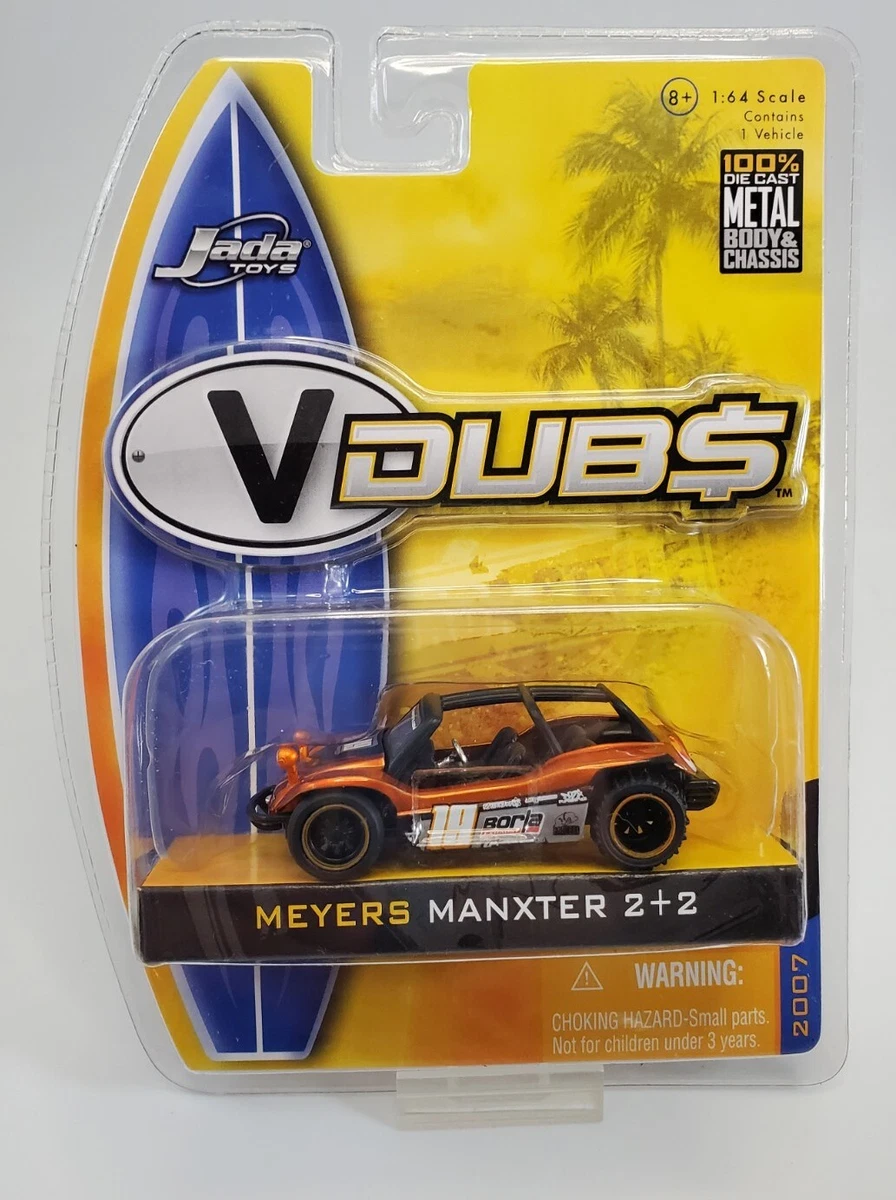 Jada Toys Meyers Manxter 2+2 VDubs Wave 3 2007 Orange/Black #12062-035