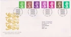 GB ROYAL MAIL FDC FIRST DAY COVER 1996 MACHIN DEFINITIVES WINDSOR PMK 20p-63p