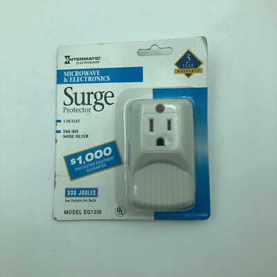 Intermatic Office Equipment & Phone Line Surge Protector - Eg13ib - New