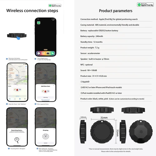 Kastar Rastreador Bluetooth, Buscador de Llaves y Localizador de Artículos para Llave, Bolsa, Buscador de Teléfono - Imagen 6 de 9