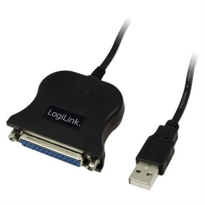 LogiLink UA0054A Adapter USB zu Parallel DSUB-25 Kabel 1,5 m
