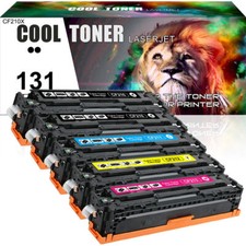 5PK For HP LaserJet Pro 200 M251nw M276n M276nw MFP Color Toner CF210A 131A ink