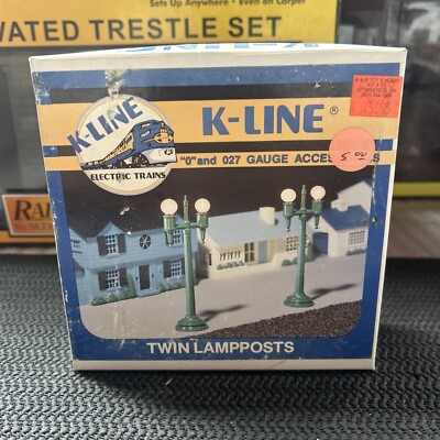 K-Line Trains O & O-27 Gauge Twin Street Lamp Posts K-109