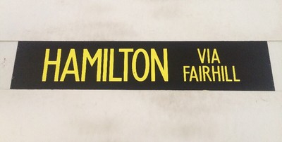 Scottish Bus Blind Scotland Hamilton Depot 35