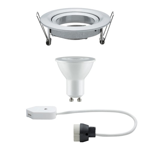 Paulmann 936.02 LED Einbauleuchte Nova Leuchtmittel 7W / GU10 Lampe Aluminium - Bild 3 von 5
