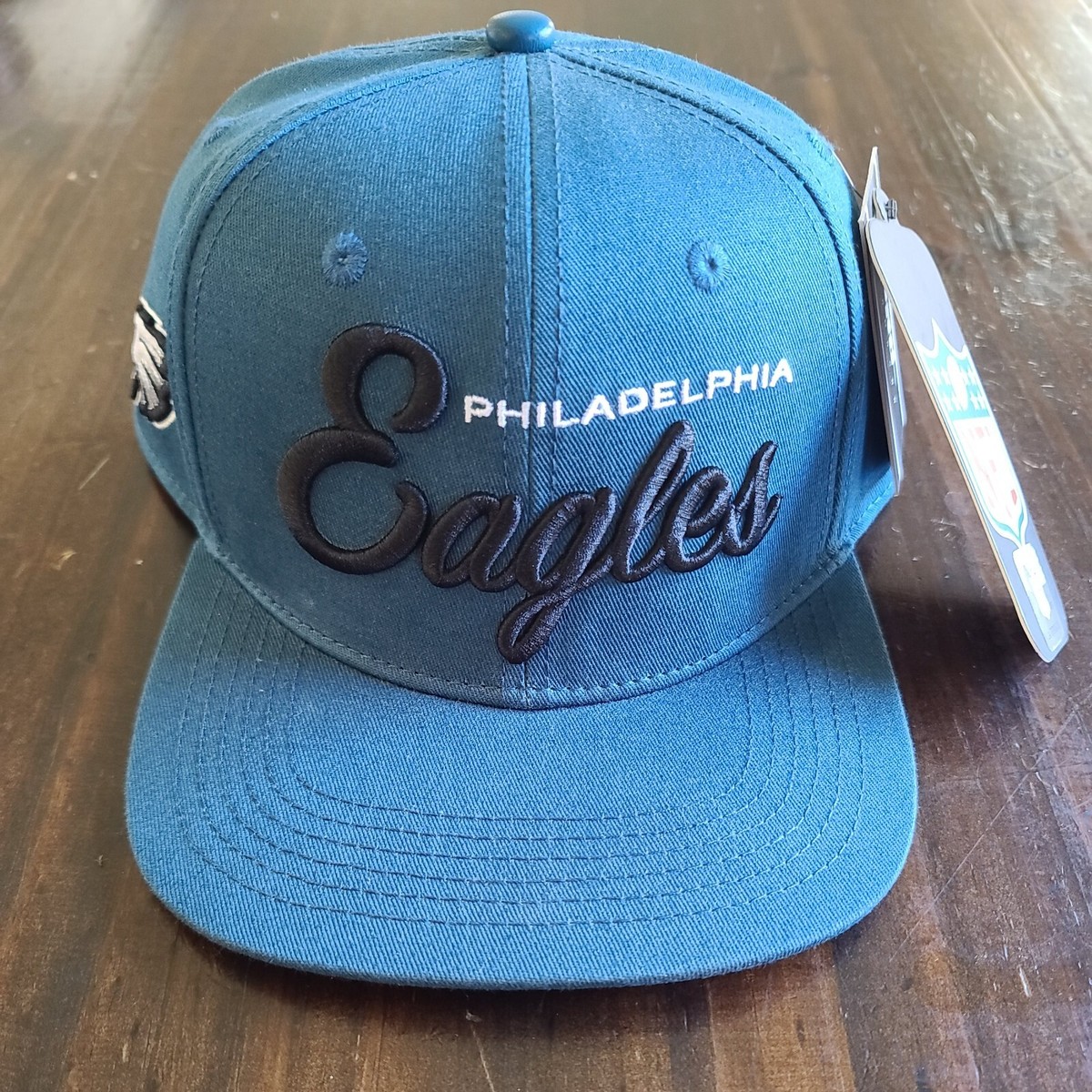 Philadelphia eagles cap pro standard luxury wordmark classic script snapback nwt eBay