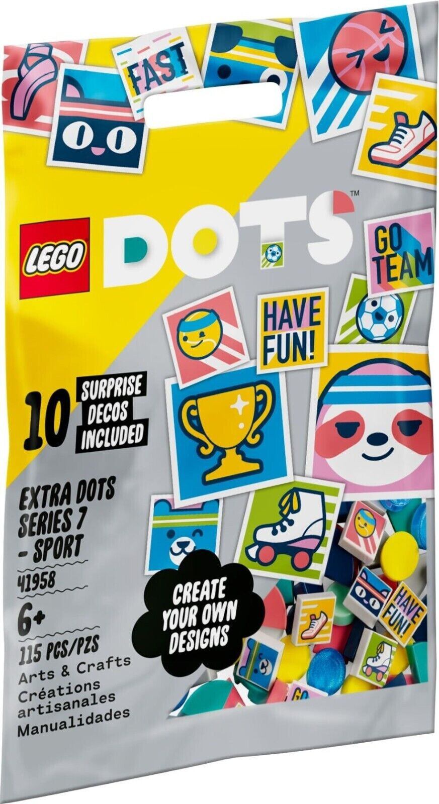 Lego Dots Lego® Dots™ 41958 Tuiles De Décoration Série 7 - Image 2