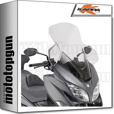 Kappa Windschild Für Suzuki AN 650 Burgman Executive - 80x72cm Klar, Für Baujahre 2002-2004