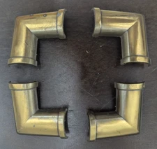 Drexel Accolade Brass Campaign Corner Brackets Lot of 4