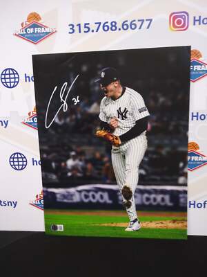 CLARKE SCHMIDT SIGNED YANKEES 11X14 PHOTO - BECKETT COA