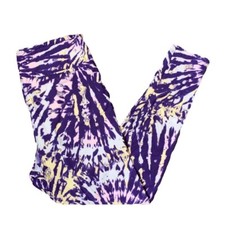 TC LuLaRoe Leggings  PURPLE TIE DYE PATTERN  SIZES 12-18 Tall  Curvy