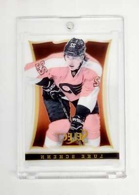 1/1 NEGATIVE PROTOTYPE TEST 2013-14 SELECT LUKE SCHENN PHILADELPHIA FLYERS NHL