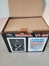B.I.C. VI-38 In-Wall Speakers 3-Way  (1 Pair) ~ New - open box