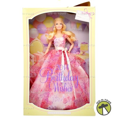 Barbie Collector 2014 Birthday Wishes Doll Blonde Hair 2013 Mattel