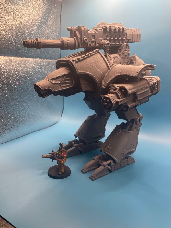 Grimdark Wargaming Cosmic Empire Howling Wolf  Titanic War Mech x1
