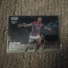 Topps 2015-16 Zlatan Ibrahimovic #16 Manchester U Premier League Card- rookie. rookie card picture
