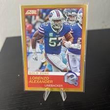 2019 Score Gold Zone /50 Lorenzo Alexander #128 1u6
