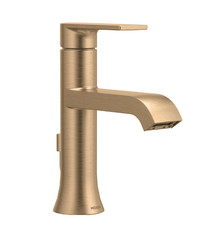 Moen 6706BZG Genta LX One-Handle Bathroom Sink Faucet in Bronzed Gold