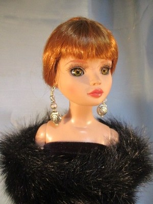 #104 Earrings for Evangeline Ghastly, Ellowyne Wilde by Peggy Feltrope