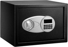 Amazon Basics Steel Security Safe with Digital Keypad - Secure Money, Cash, Jew