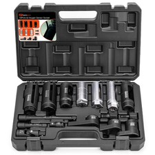 Mateauto Oxygen Sensor Socket Set 16Pc O2 Sensor Socket Removal Tool And Thread