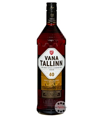 Vana Tallinn Spices & Rum Liqueur / 40 % vol / 1,0 Liter-Flasche