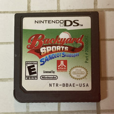 Atari Backyard Sports: Sandlot Sluggers Nintendo DS Baseball Game E NTSC-U/C
